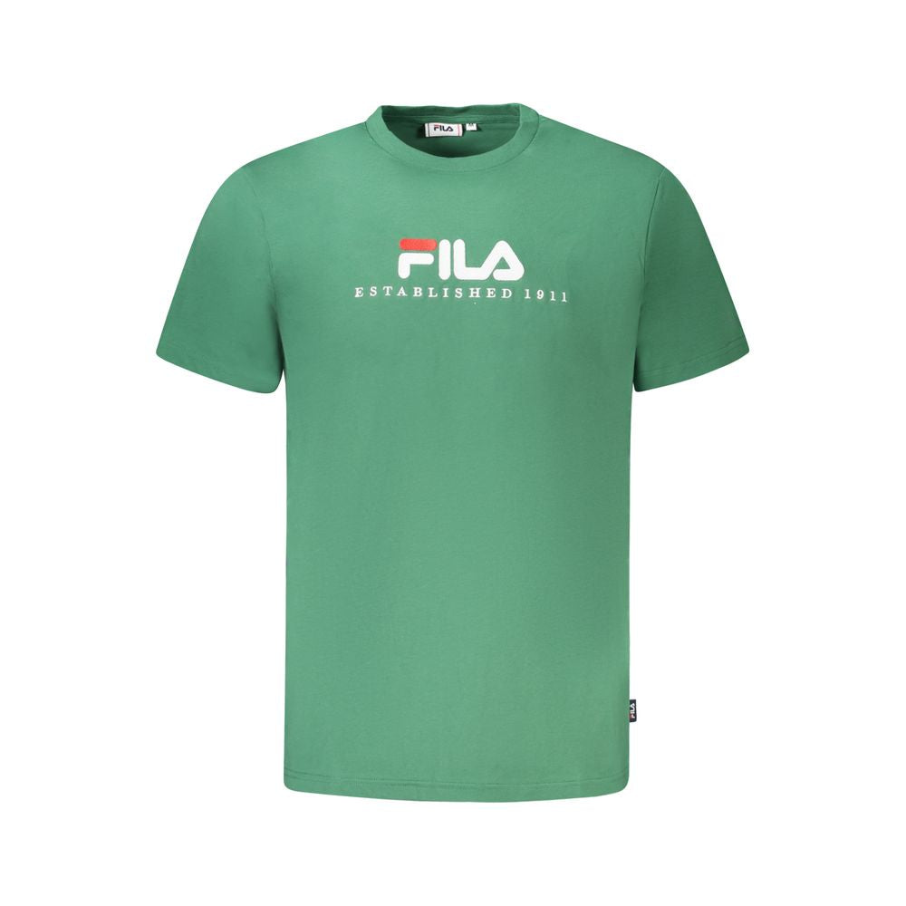 Fila Verde Cotton Unisex T-Shirt