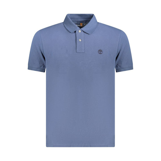 Timberland Blu Cotton Men Polo