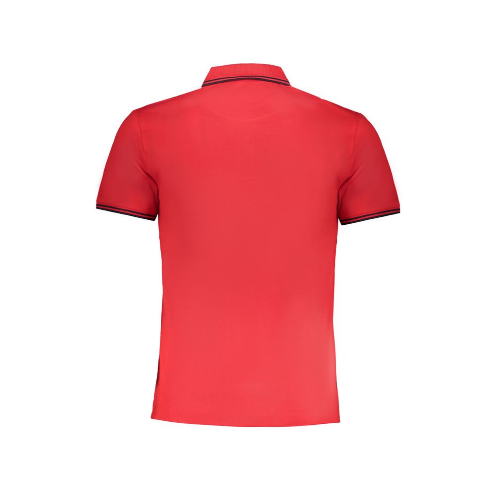 Harmont & Blaine Rosso Cotton Men Polo Shirt