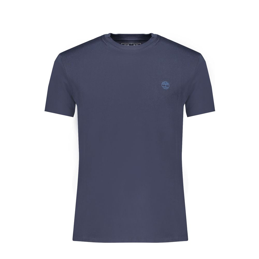 Timberland Blue Cotton Men's Slim-Fit T-Shirt