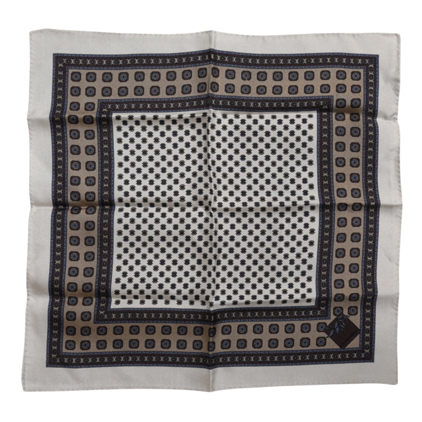 Dolce & Gabbana Multicolor Patterned Square Men Foulard Scarf