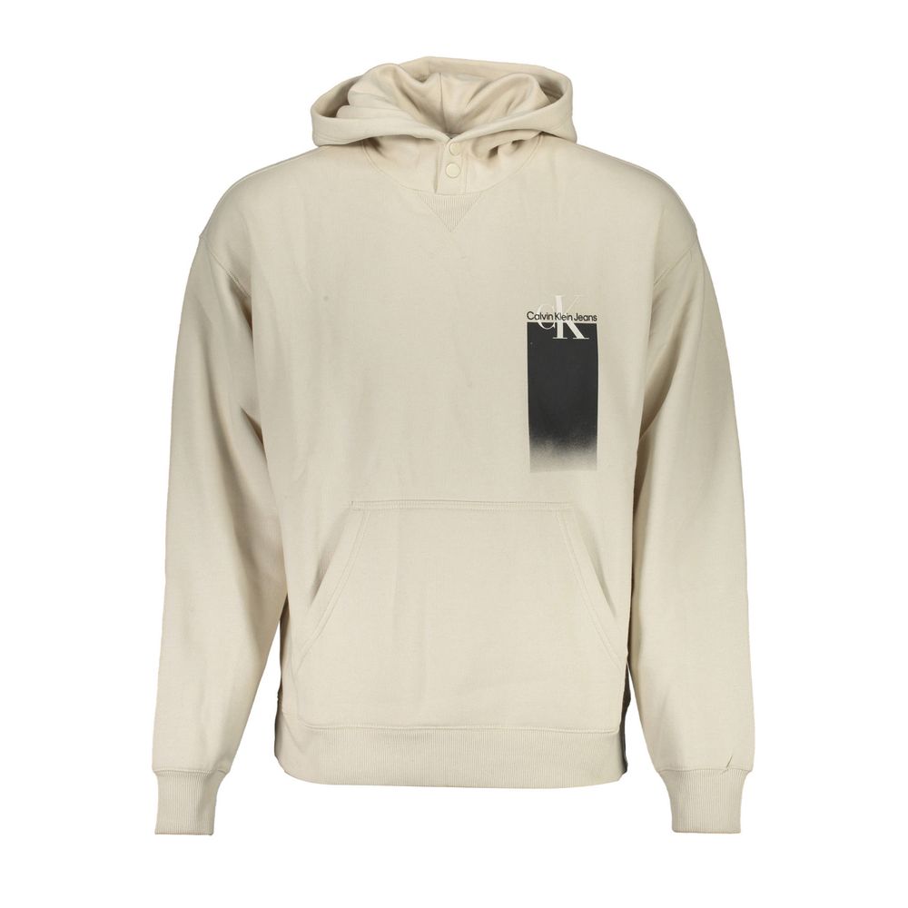Calvin Klein Beige Cotton Men's Sweatshirt