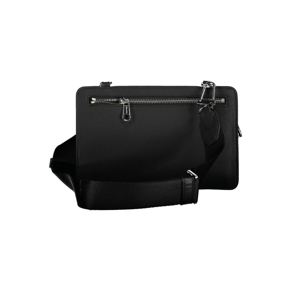 Calvin Klein Black Polyester Men's Shoulder Bag