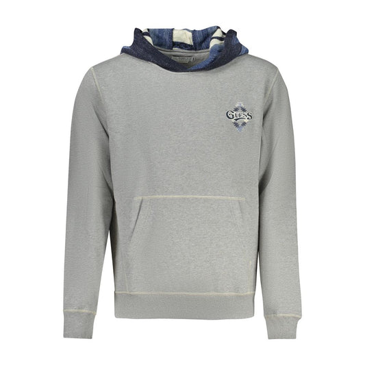 Guess Jeans Grigio Cotton Mens Sweatshirt