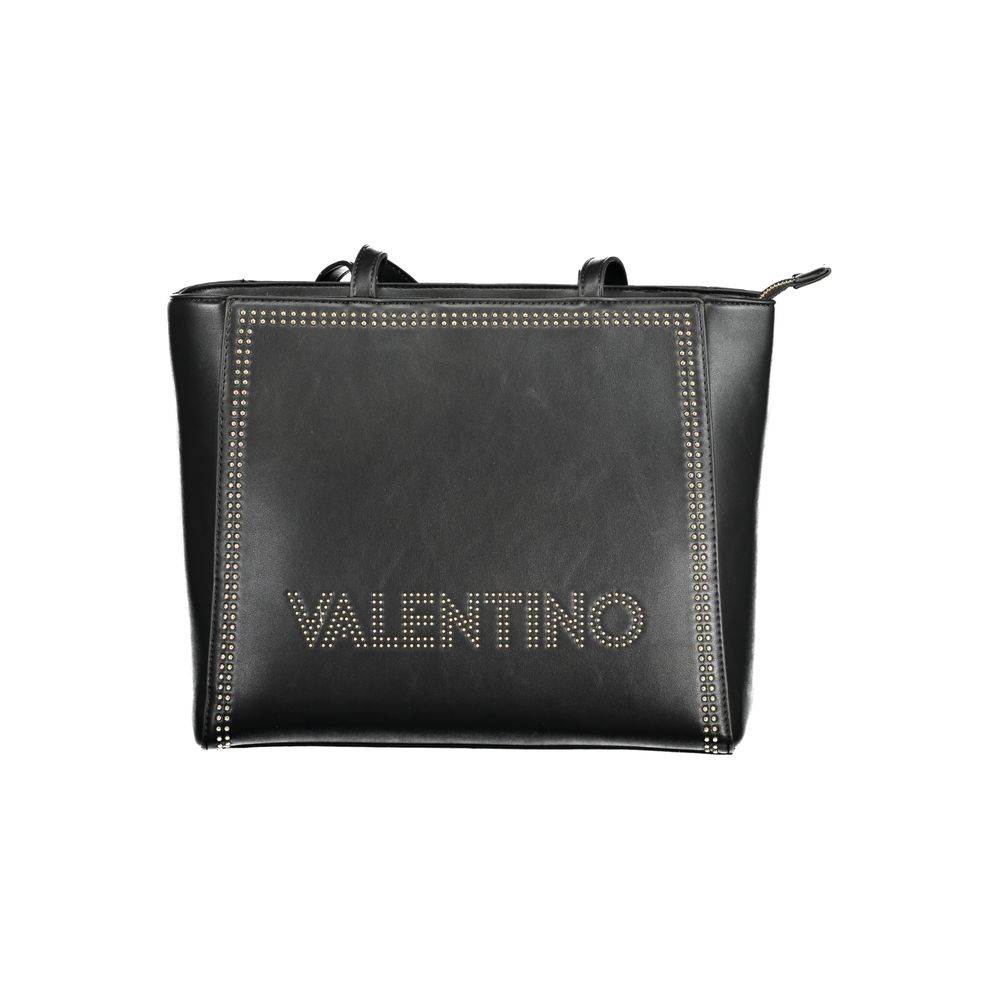 Mario Valentino Black Polyurethane Women Shoulder Bag