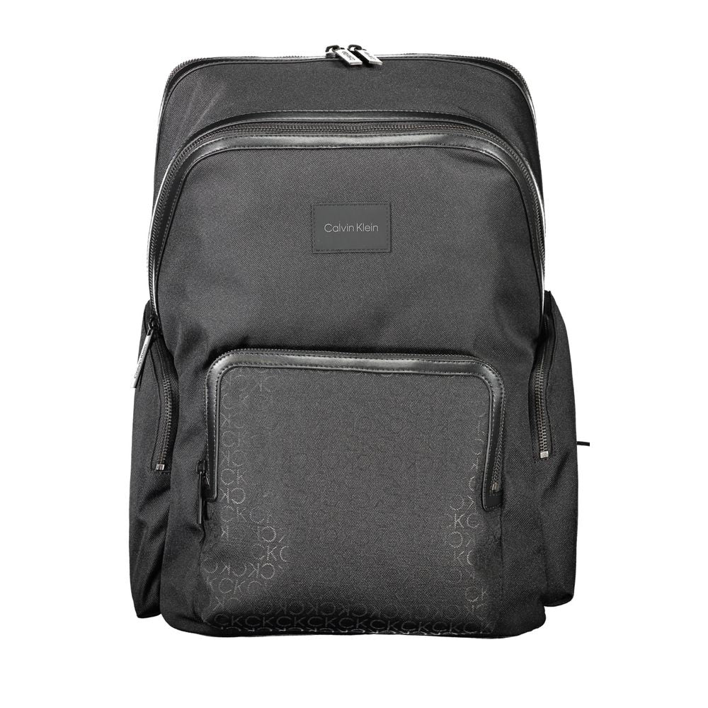 Calvin Klein Black Polyester Men's Backpack