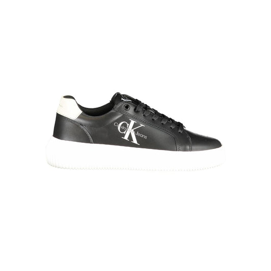 Calvin Klein Black Polyurethane Women Sneaker