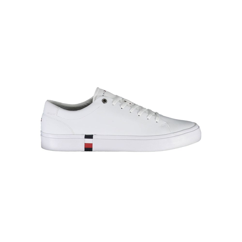 Tommy Hilfiger White Leather Men Sneaker