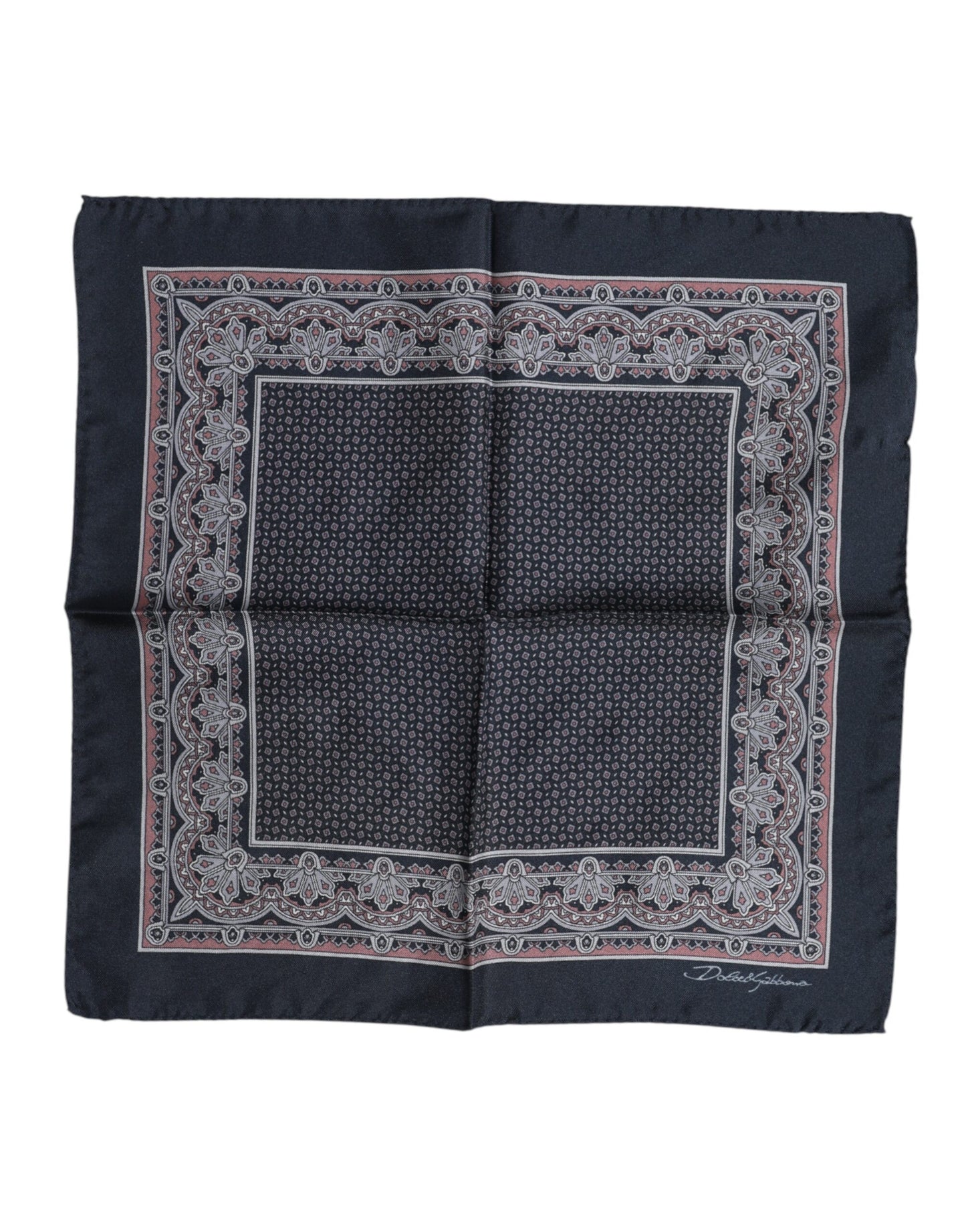 Dolce & Gabbana Multicolor Fantasy Silk Square Foulard Scarf