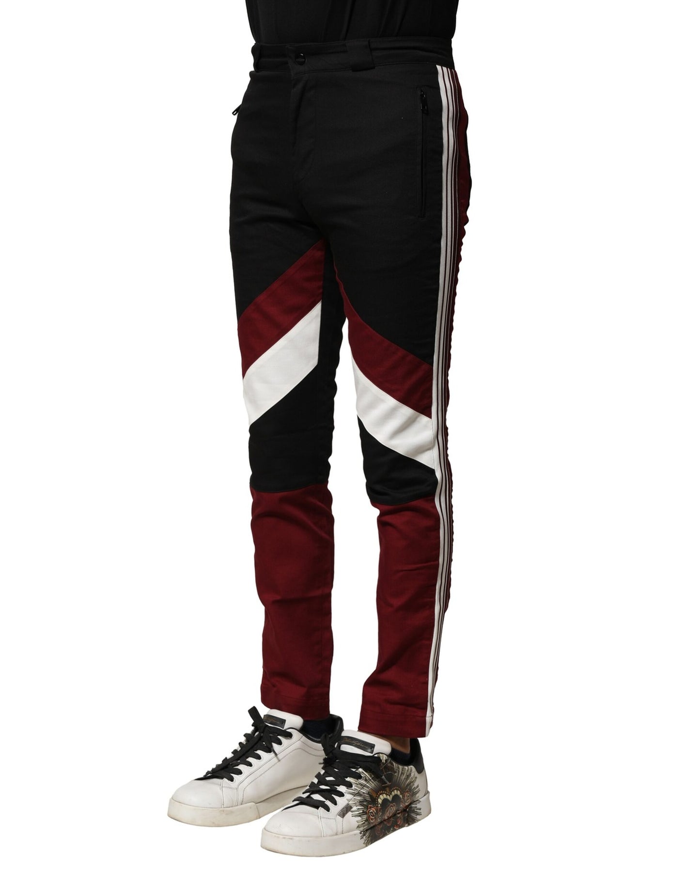 Dolce & Gabbana Multicolor Cotton Jogger Men Pants