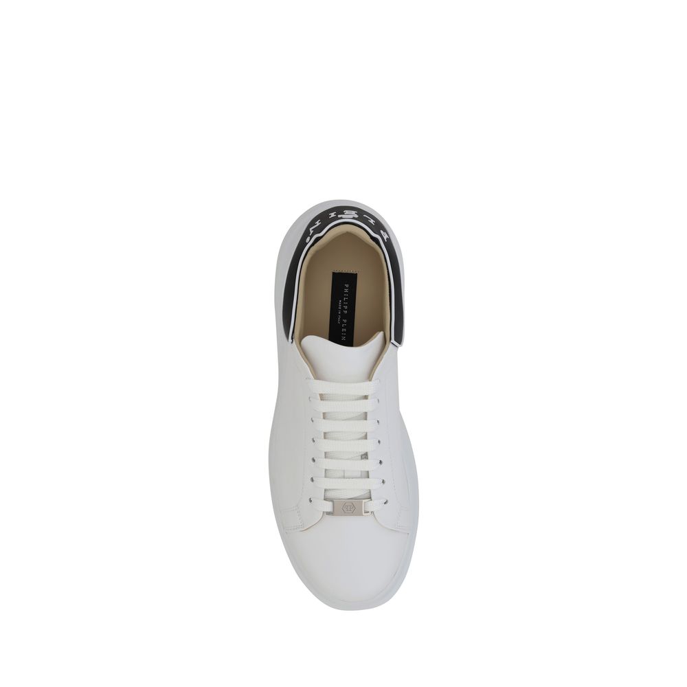 Philipp Plein White Rubber Low Top Sneakers