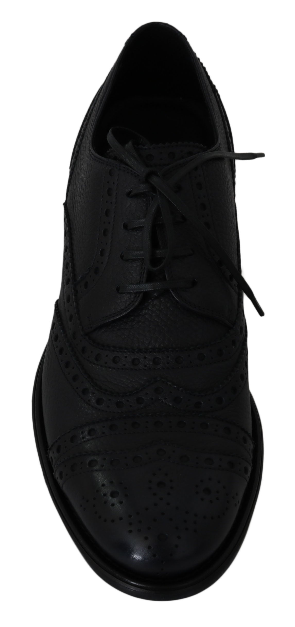 Dolce &amp; Gabbana Tyylikkäät tummansiniset wingtip derbykengät