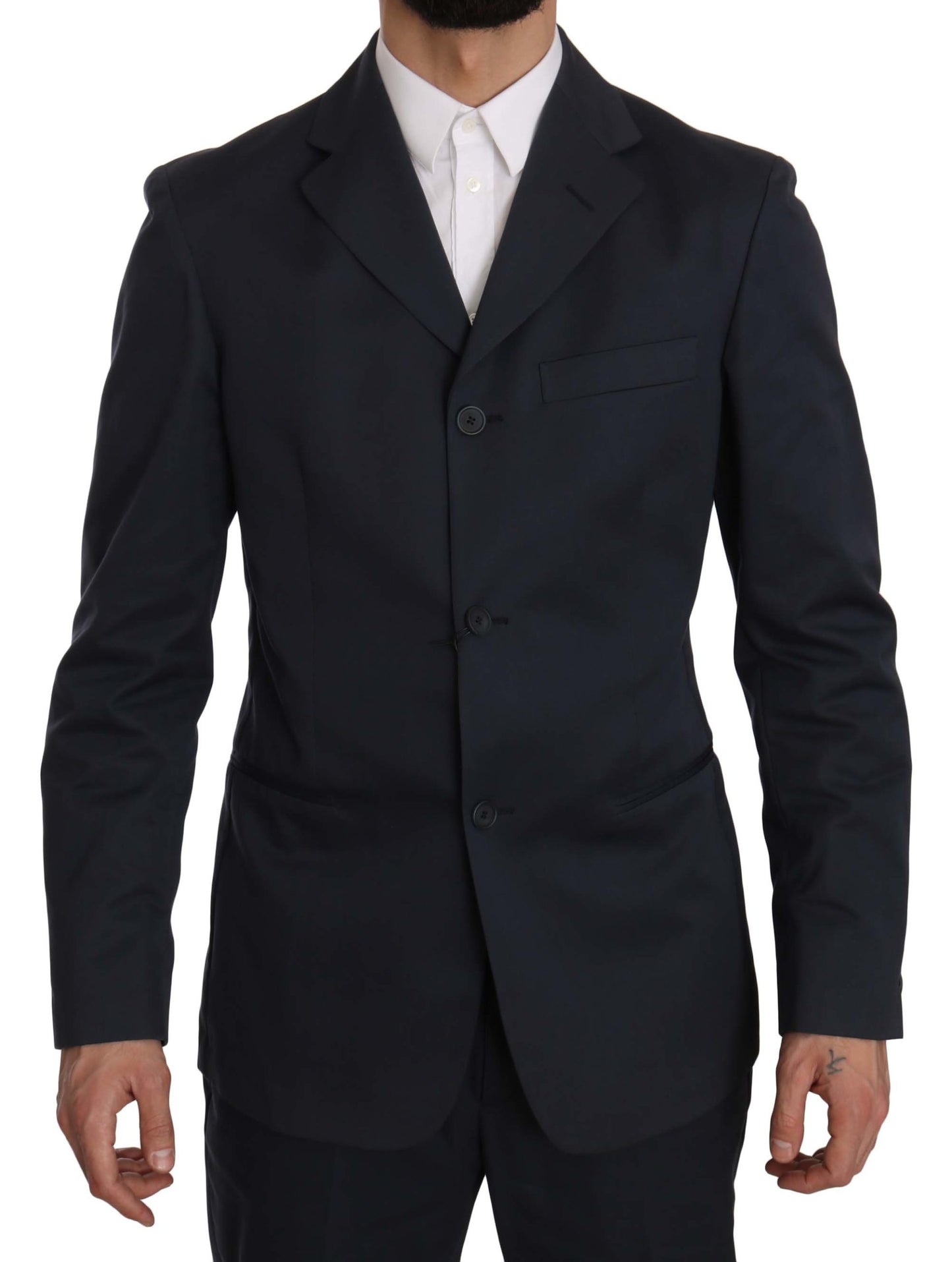 Romeo Gigli Elegant blue two-piece suit