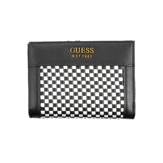 Guess Jeans Black Polyurethane Women Wallet