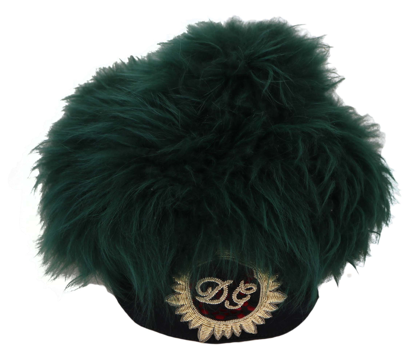 Dolce &amp; Gabbana Elegant cloche hat in emerald green cashmere