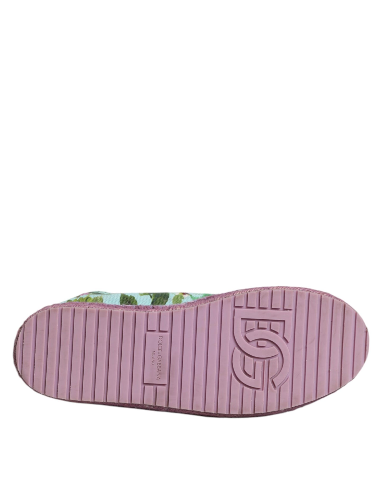 Dolce & Gabbana Multicolor Canvas Espadrilles Sneakers Shoes