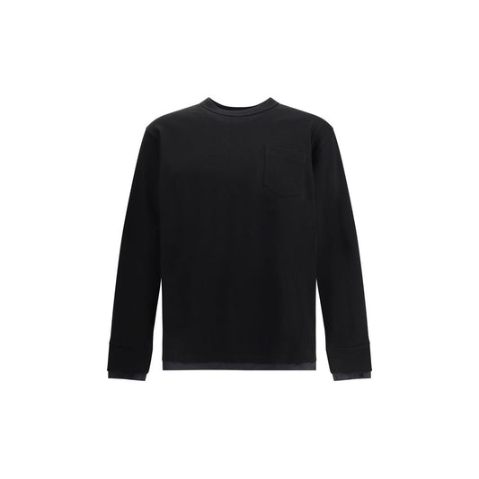Sacai Black Cotton Sportswear