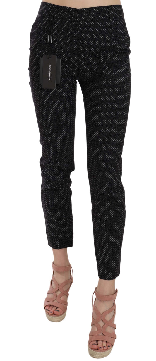 Dolce &amp; Gabbana Elegant Black Wool Pants