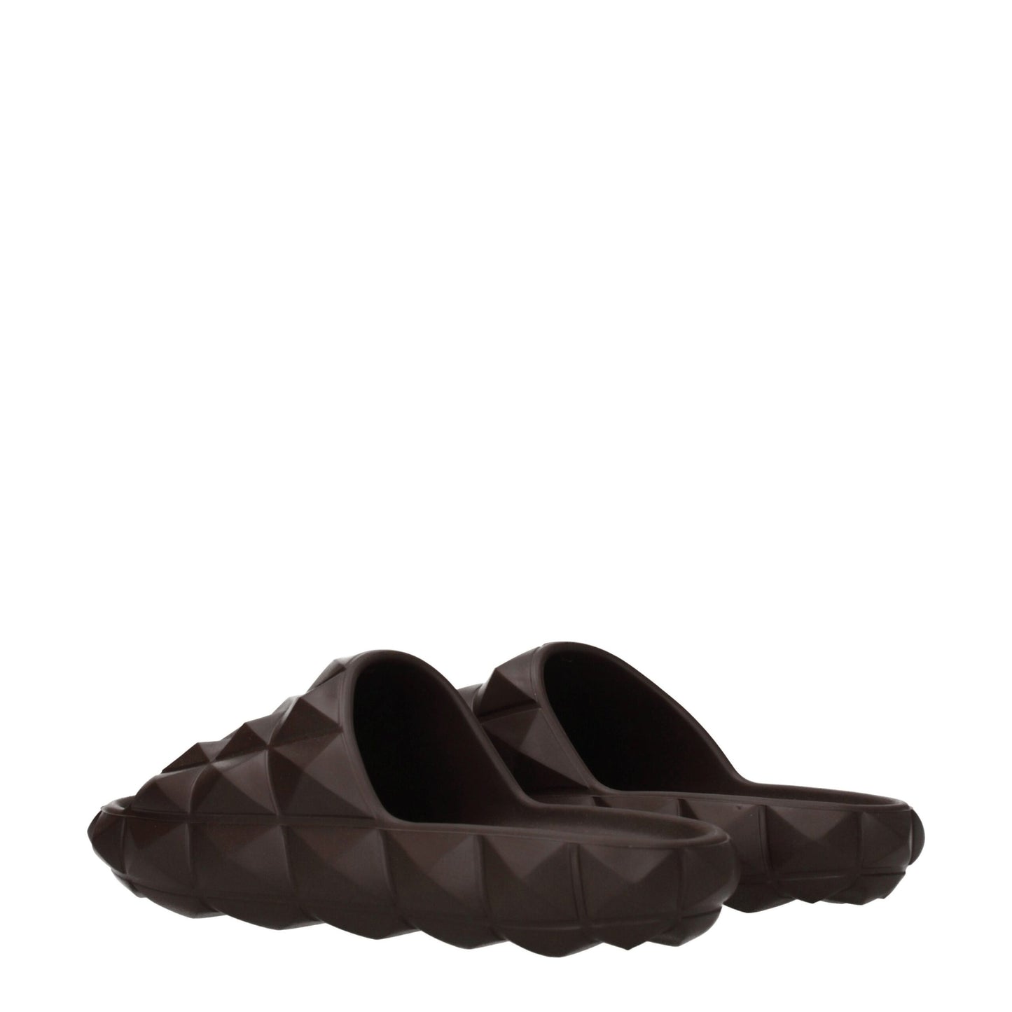 Valentino Garavani Brown Cotton Slippers