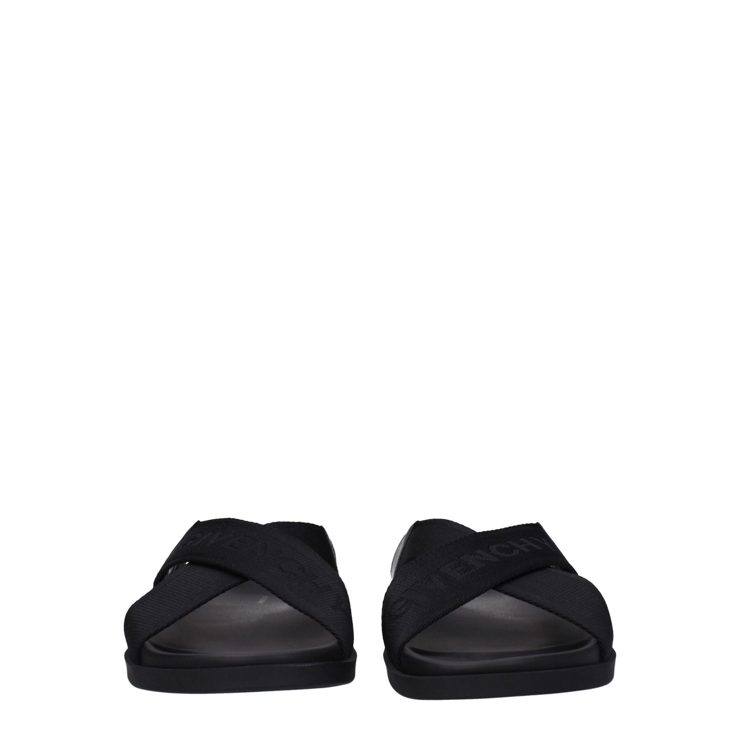 Givenchy Black Fabric Slippers
