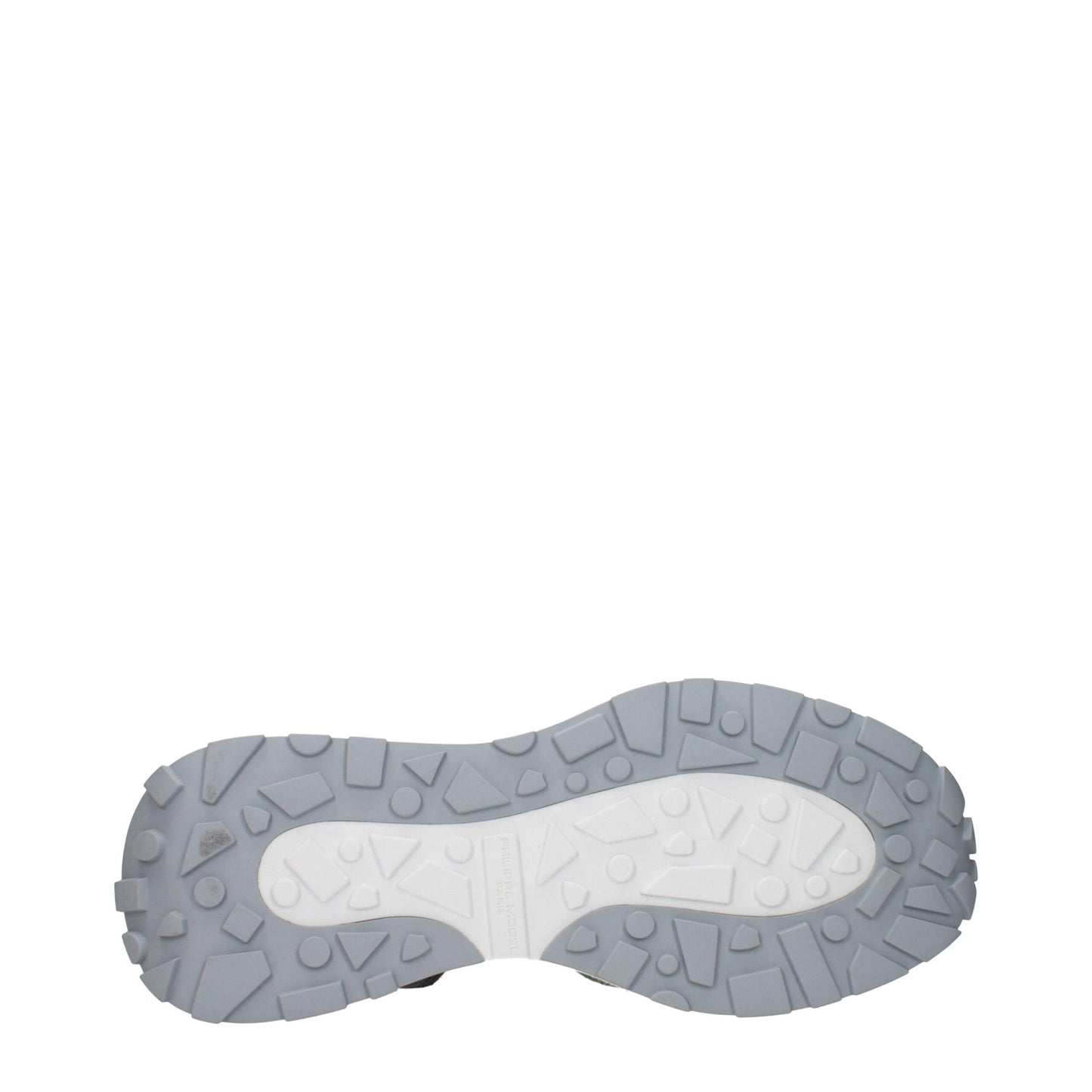 Philippe Model White Fabric Athletic Sneakers