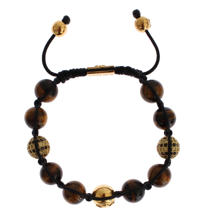 Nialaya Chic Multicolor CZ &amp; Tiger Eye Bracelet