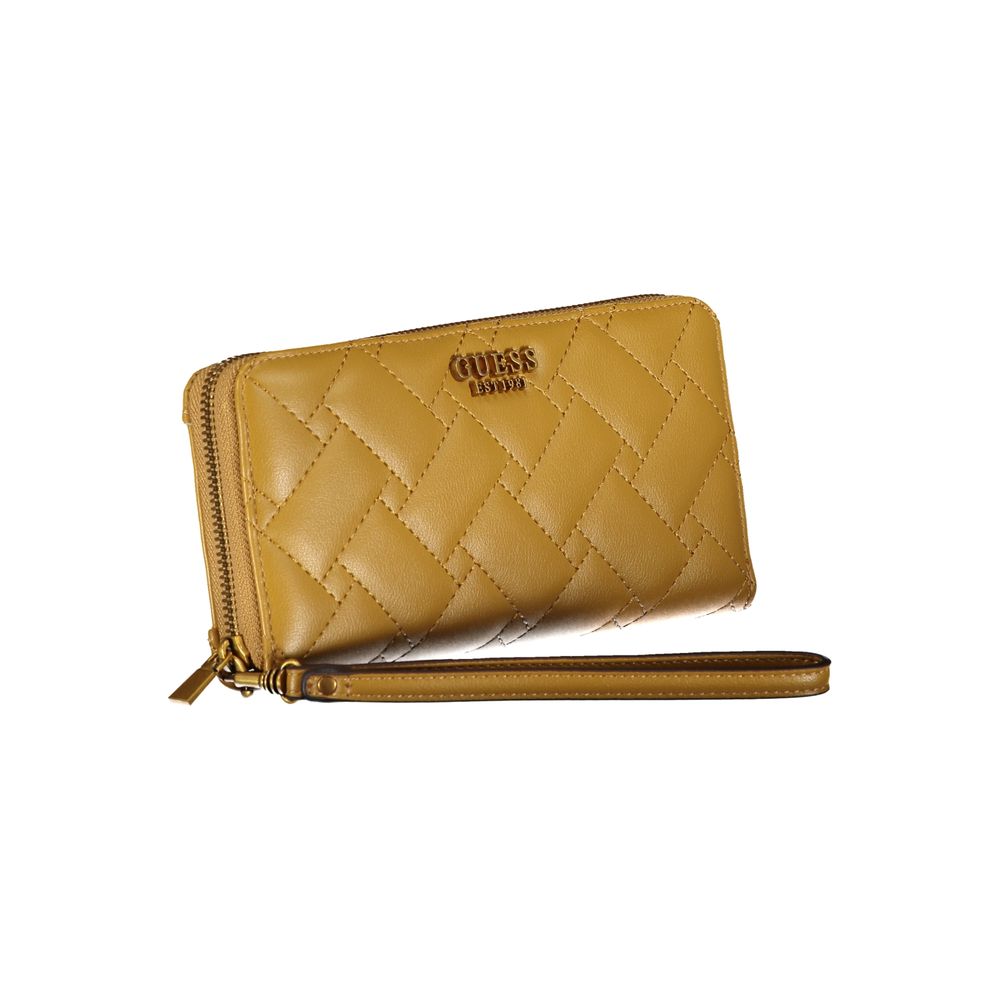 Guess Jeans Yellow Polyurethane Women Wallet