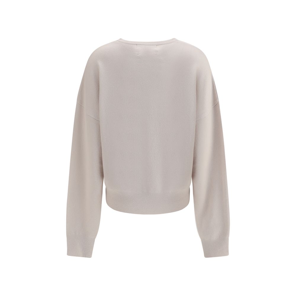 Extreme Cashmere Beige Cashmere Sweatshirt