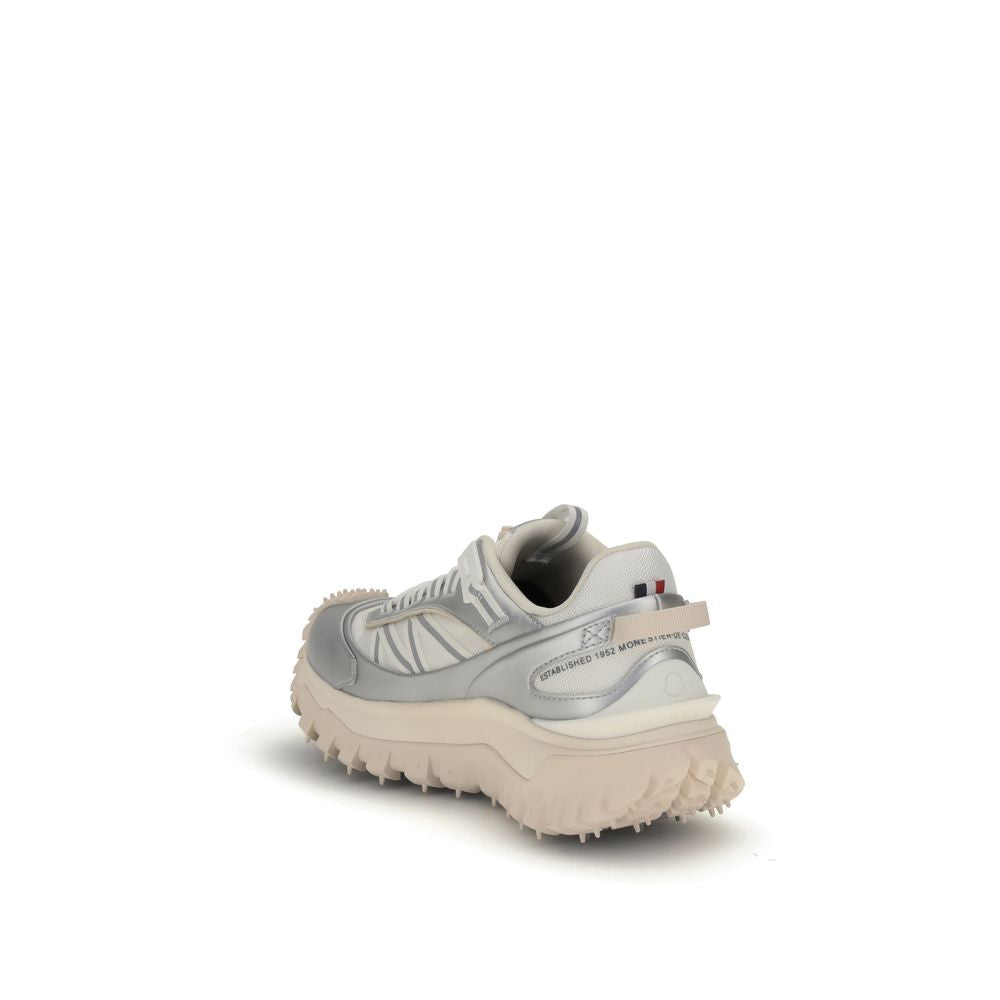 Moncler Cream Calf Leather Bos Taurus Athletic Sneakers