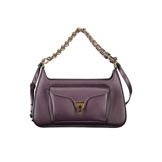 Coccinelle Purple Leather Women Handbag