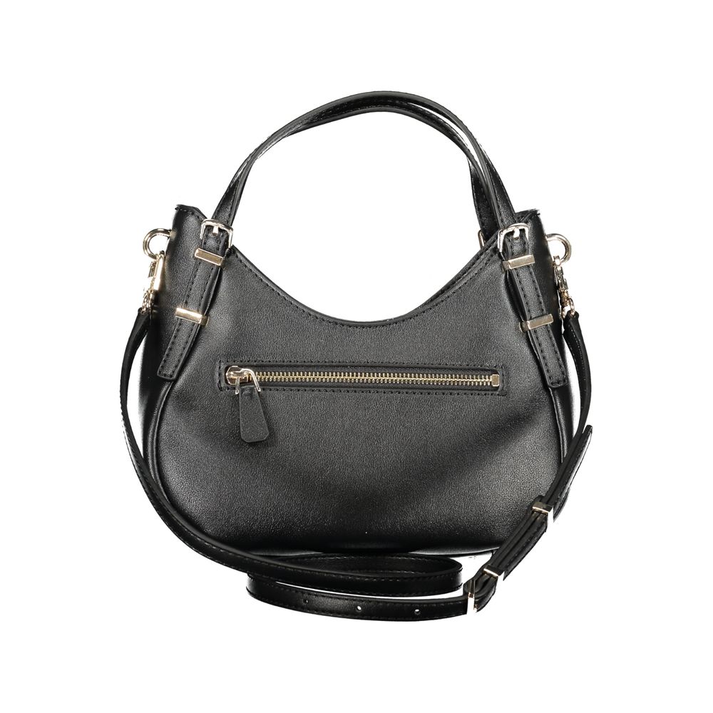 Guess Jeans Nero Poliuretano Women Handbag