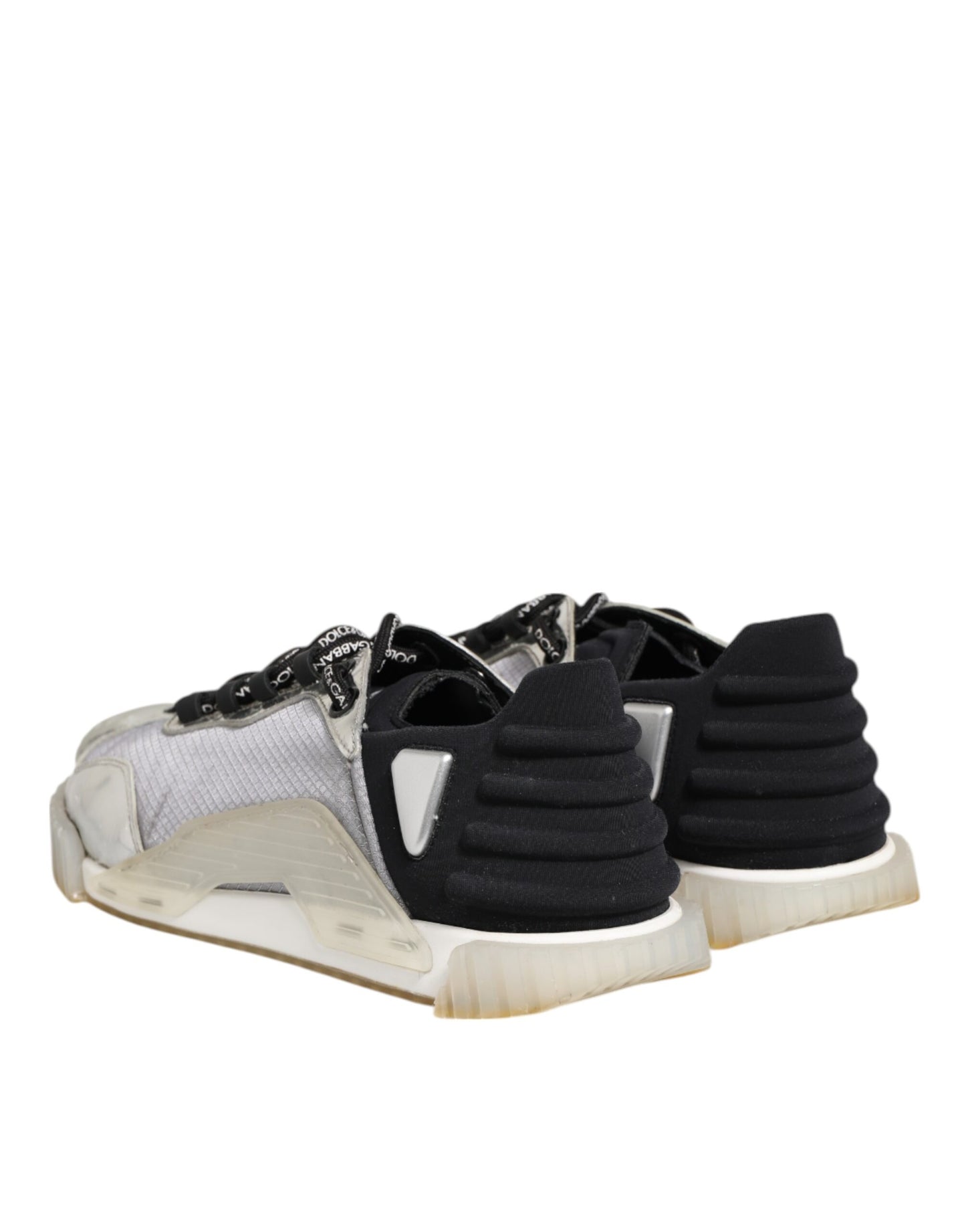 Dolce & Gabbana Multicolor Silver Logo Low Top NS1 Sneakers Shoes