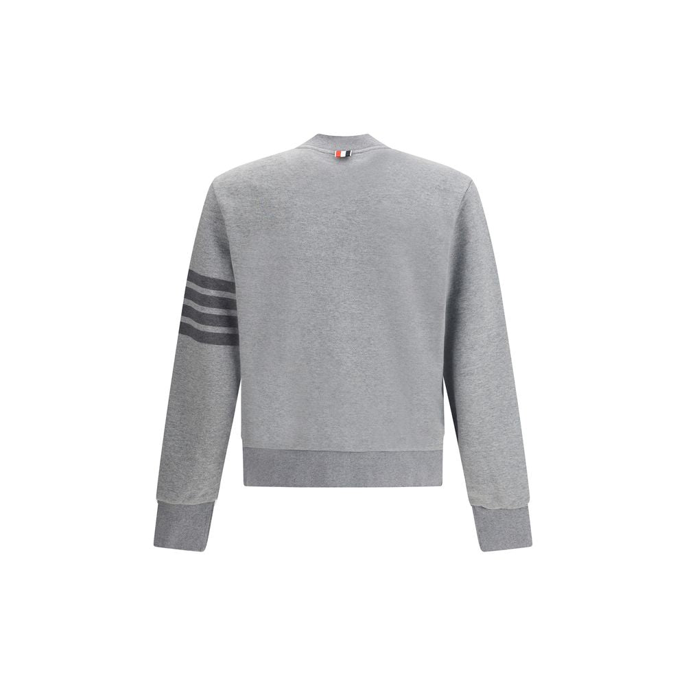 Thom Browne Gray Cotton Sweatshirt