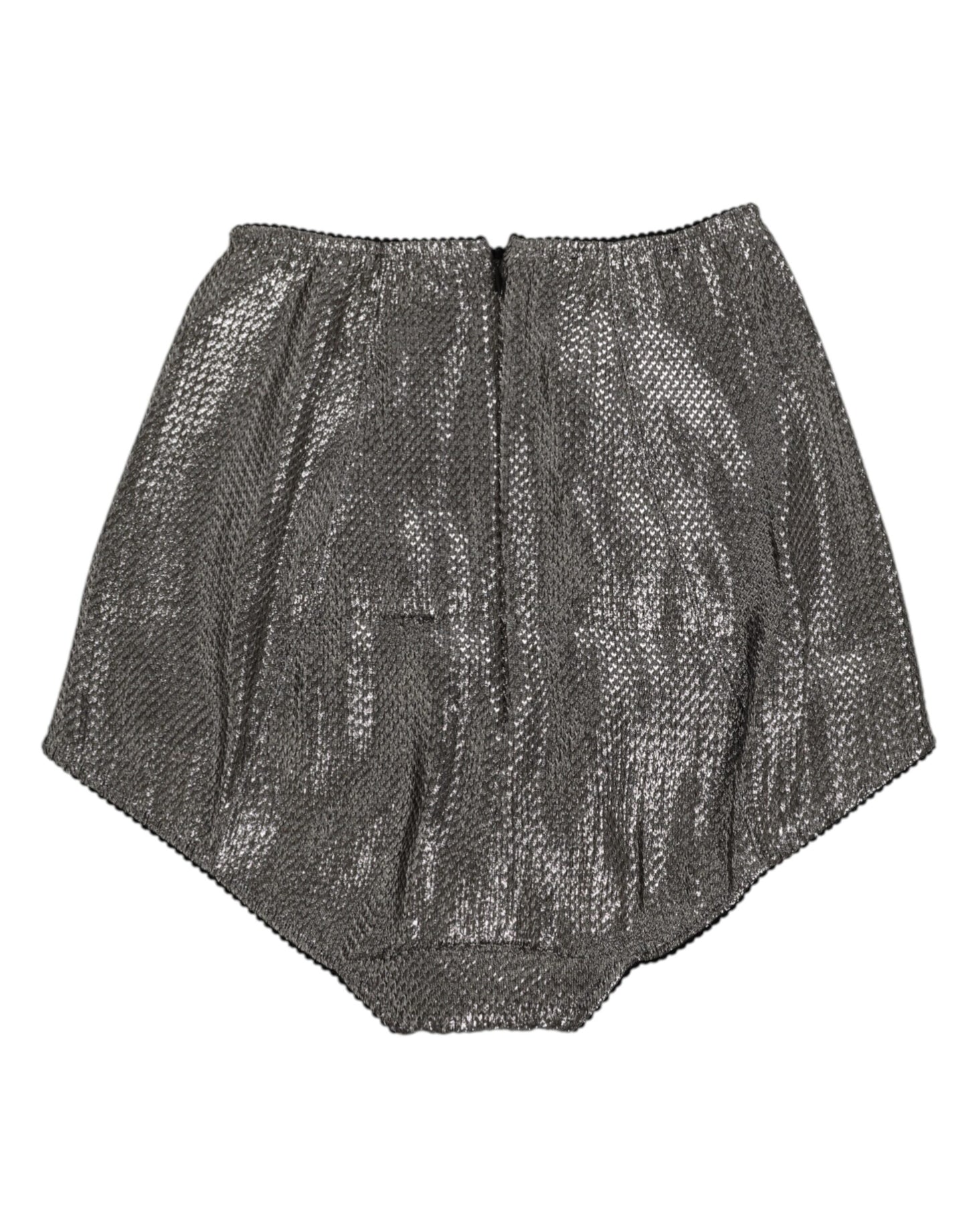 Dolce & Gabbana Gray Silk Stretch Slip Girdle Panty Underwear