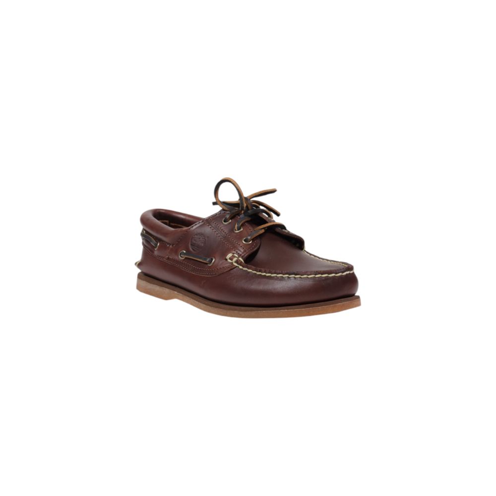 Timberland Brown Leather Slip-On Loafers