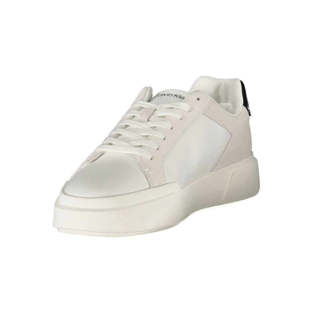 Calvin Klein Bianco Leather Men Sneaker