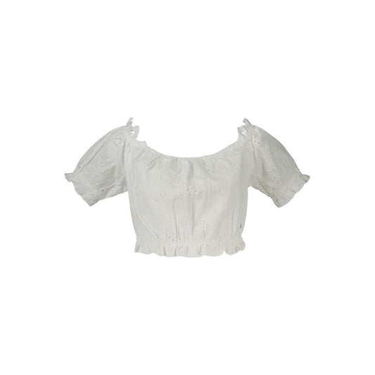 Guess Jeans Bianco Cotton Women Shirt