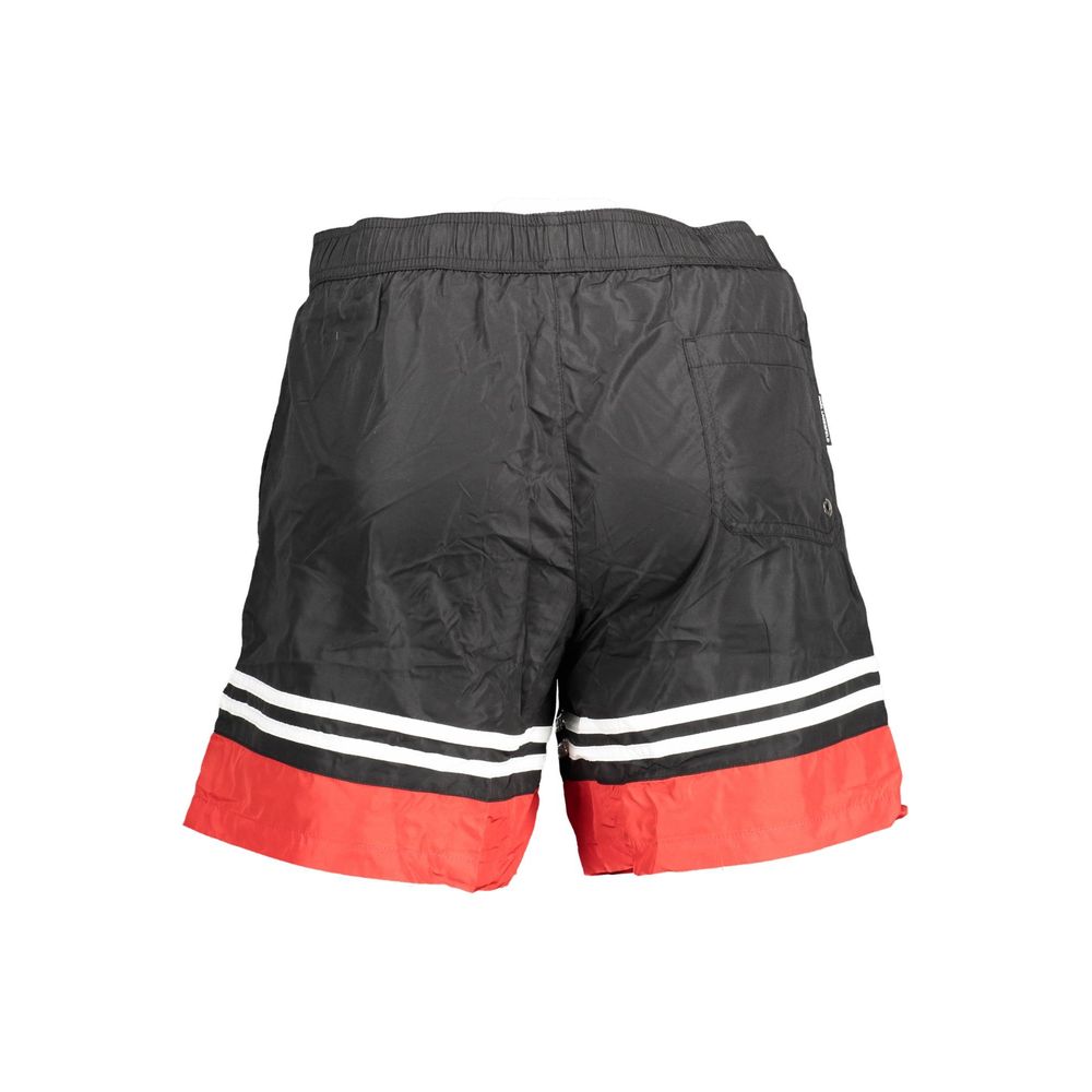 Karl Lagerfeld Nero Polyester Men Swim Boxer