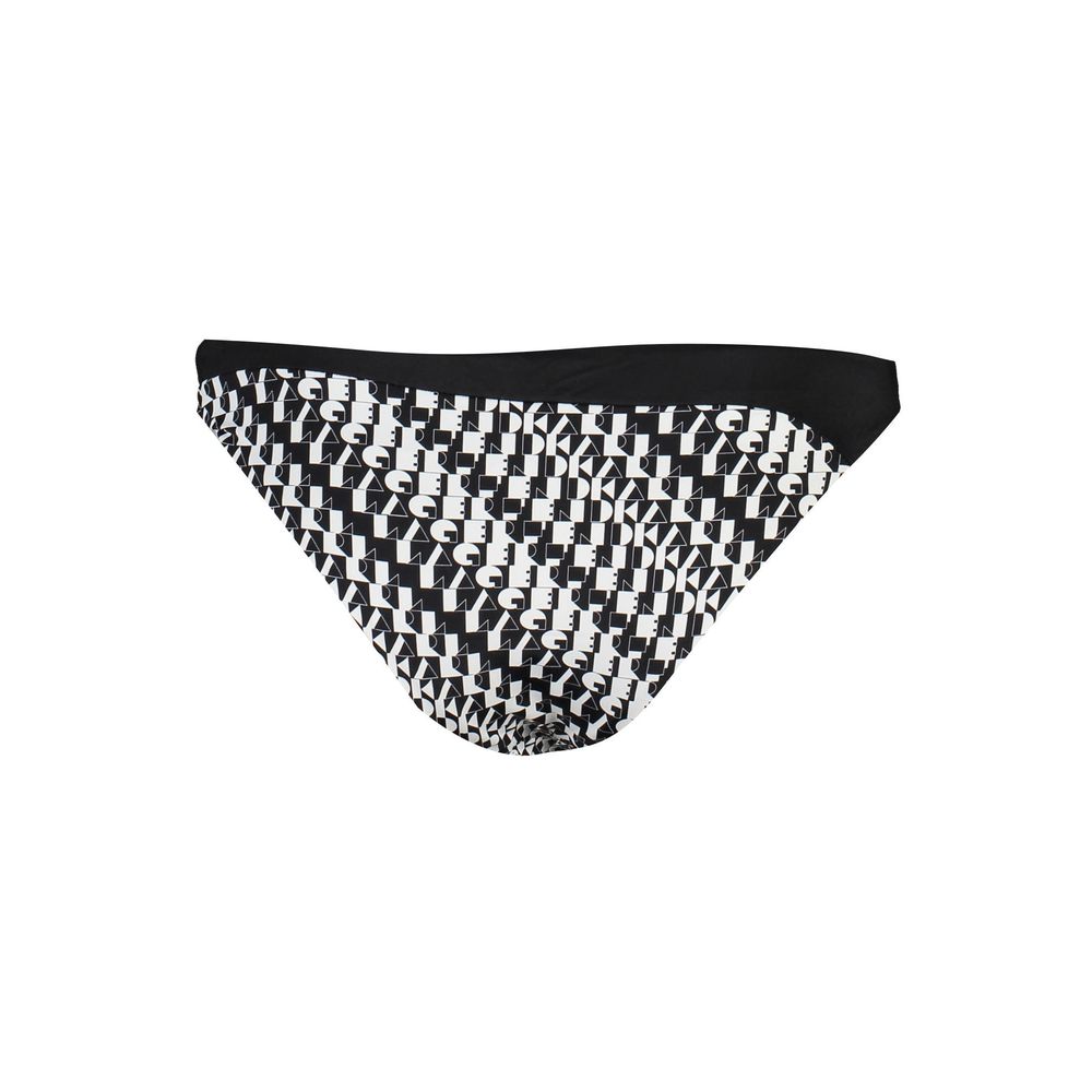 Karl Lagerfeld Black Polyamide Women Swim Brief