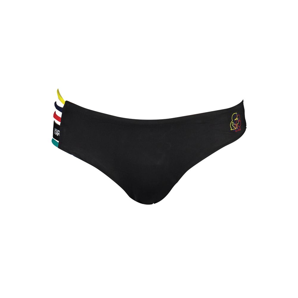 Karl Lagerfeld Black Poliammide Women Swim Brief