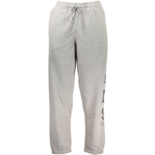 Vans Grigio Cotton Men Sports Trouser