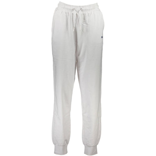 Fila White Cotton Women's Track Pant