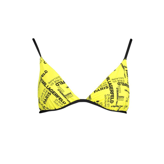 Karl Lagerfeld Yellow Polyamide Women Swimsuit