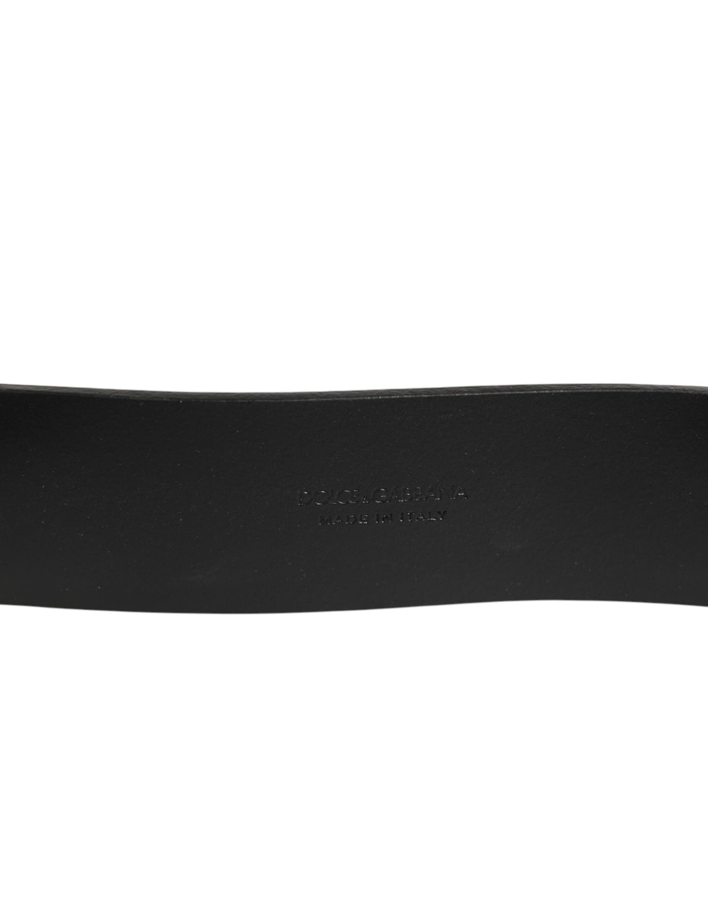 Dolce & Gabbana Brown Classic Gold Metal Logo Buckle Men  Belt