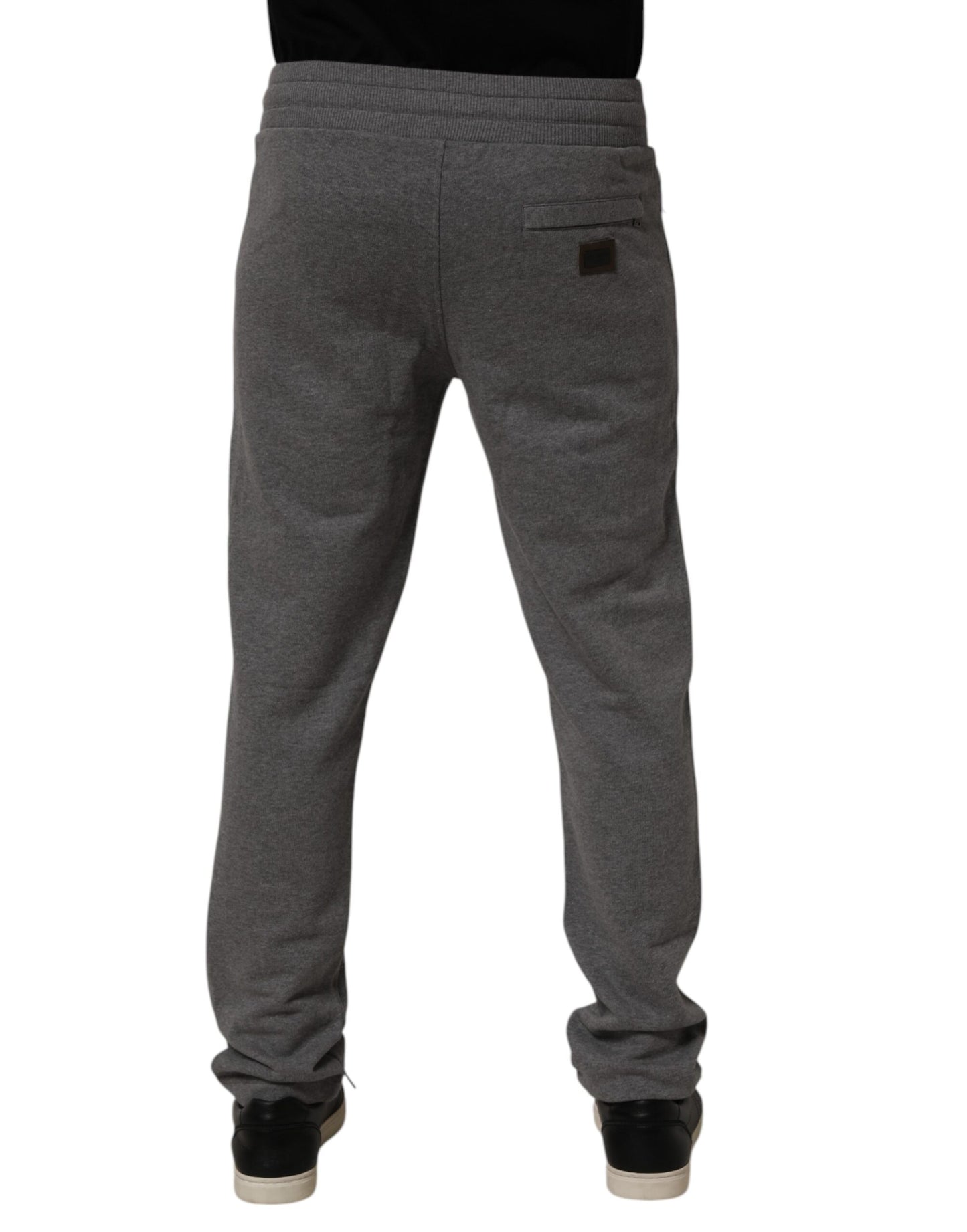 Dolce & Gabbana Gray Cotton Jogger Sweatpants Trouser Pants