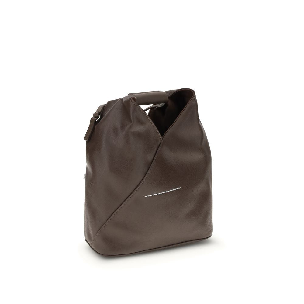 MM6 Brown Polyethylene Shoulder Bag