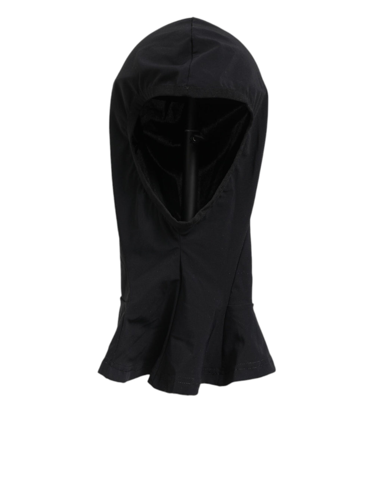 Dolce & Gabbana Black Nylon Elastane Balaclava Hood Face Cover Hat