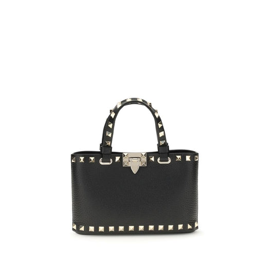 Valentino Garavani Black Leather Shoulder Bag