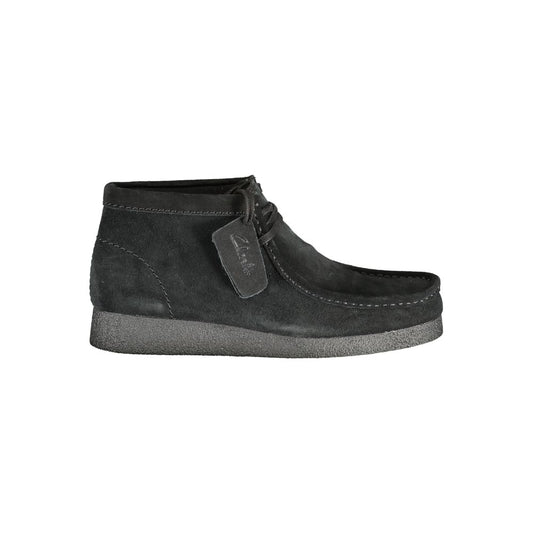 Clarks Nero Leather Men Sneaker