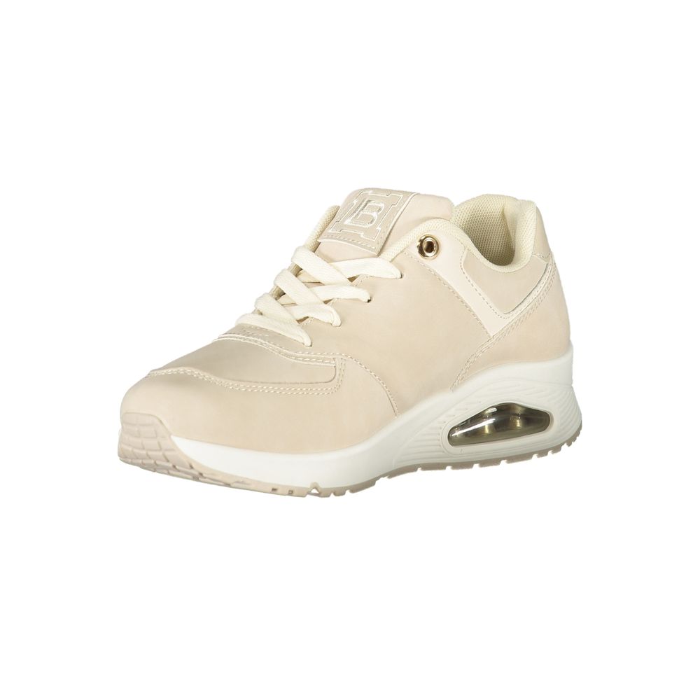 Laura Biagiotti Beige Polyester Women Sneaker